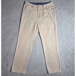 Nautica Men’s The Deck Pants Sz 34 (Fits 34x30.5) Beige Khaki Chino Pants